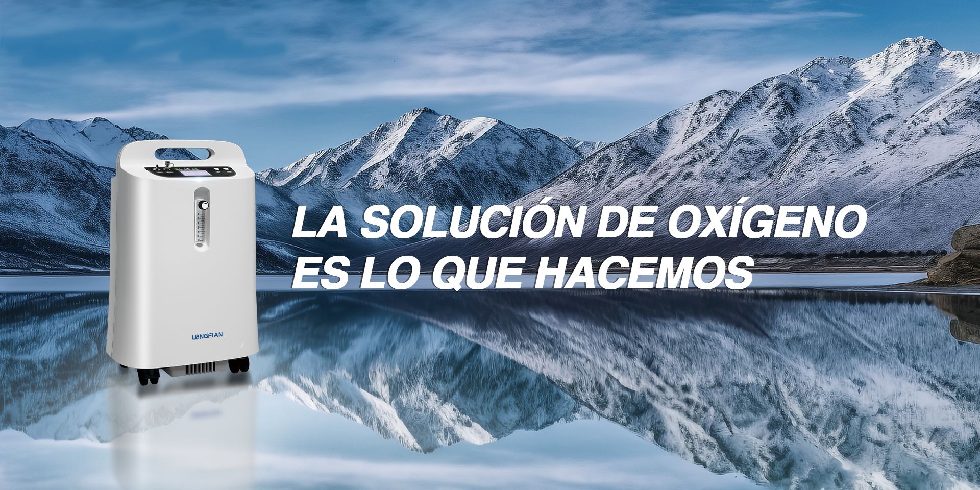 La solución de oxígeno es lo que hacemos