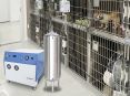 Concentrador de oxígeno de alta presión para uso veterinario
