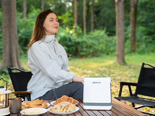 Concentrador de Oxígeno Portátil Aprobado por Aerolíneas